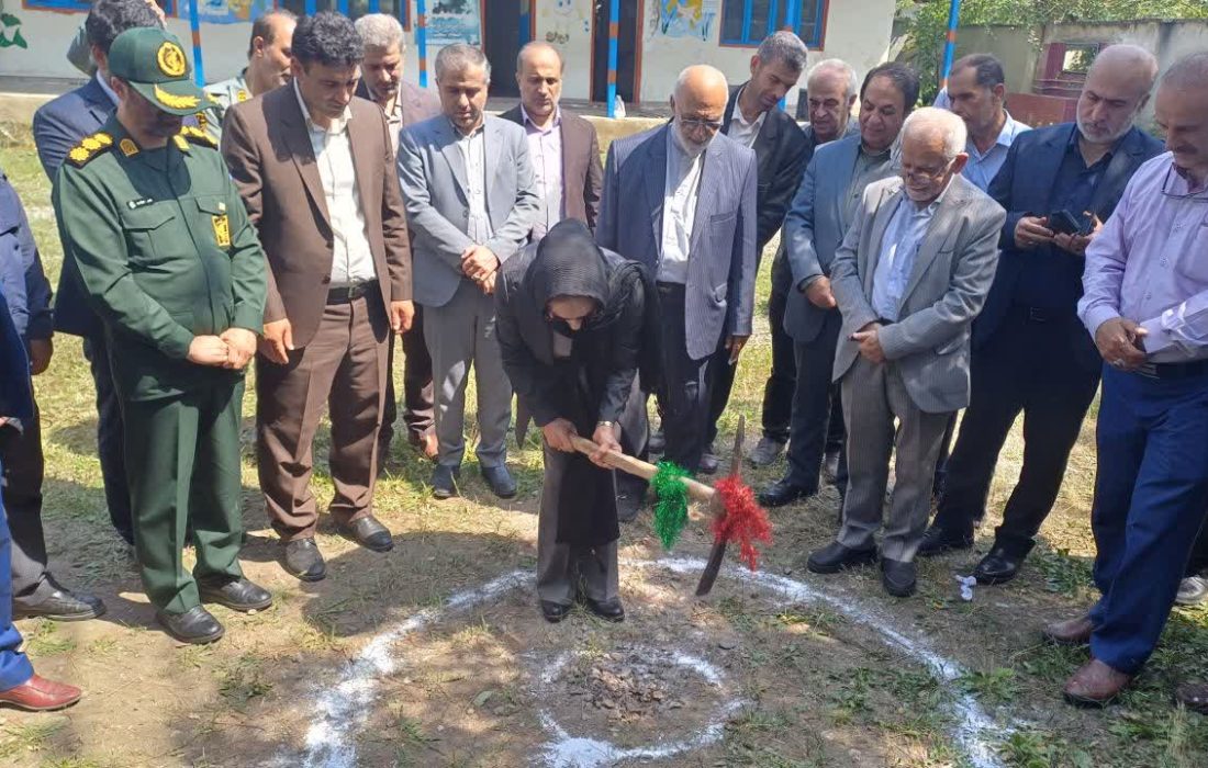آیین کلنگ‌زنی مدرسه سه‌کلاسه در روستای سیدمحله ماسال برگزار شد
