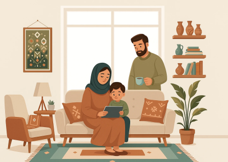 زن؛ تکیه‌گاه آرامش و آینده