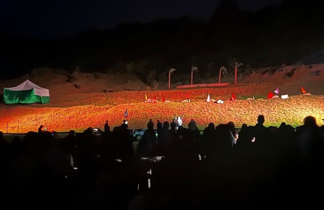 استقبال چند هزار نفری مردم از شب اول نمایش ساعت به وقت بهشت فومن/ حسینکوه فومن کانون فرهنگی ایران