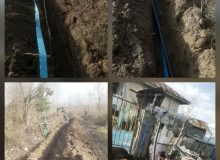 توسعه شبکه آب شرب بهداشتی در شهر شاندرمن