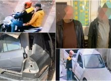 سرقت خودرو با جرثقیل در رشت