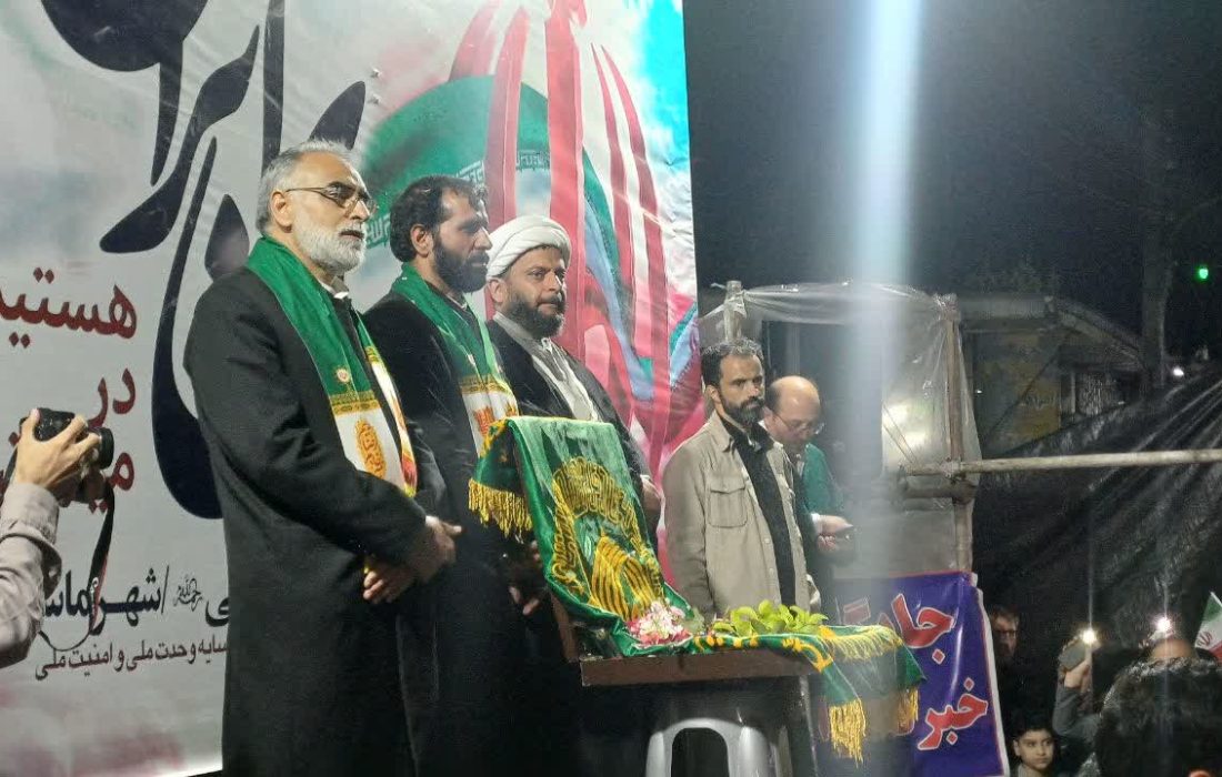 استقبال پرشور مردم ماسال از کاروان «زیر سایه خورشید»؛ عطر رضوی در دل شهر پیچید